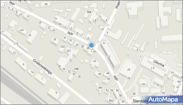 Siedlce, Wojska Polskiego, 40, mapa Siedlce