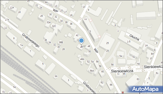 Siedlce, Wojska Polskiego, 46, mapa Siedlce