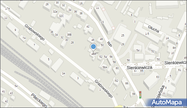 Siedlce, Wojska Polskiego, 48A, mapa Siedlce