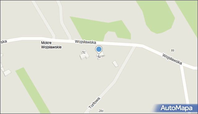 Sieradz, Wojsławska, 54, mapa Sieradz