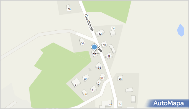 Sierakowice, Wojska Polskiego, 55, mapa Sierakowice