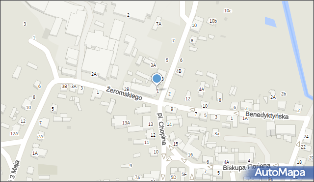 Sierpc, Wojska Polskiego, 1, mapa Sierpc