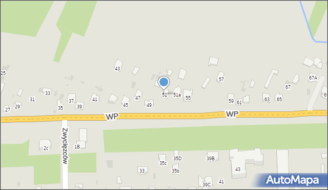 Skarżysko-Kamienna, Wojska Polskiego, 51, mapa Skarżysko-Kamienna