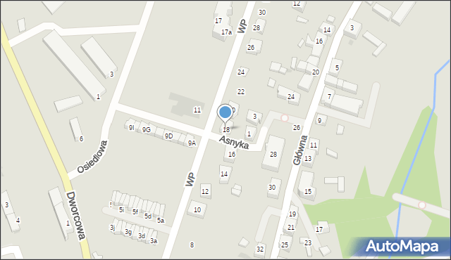 Skórcz, Wojska Polskiego, 18, mapa Skórcz