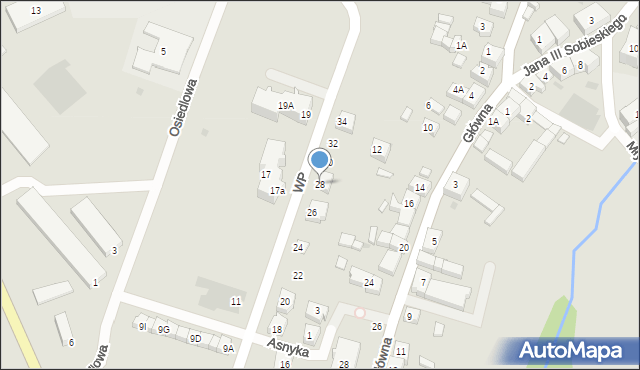 Skórcz, Wojska Polskiego, 28, mapa Skórcz