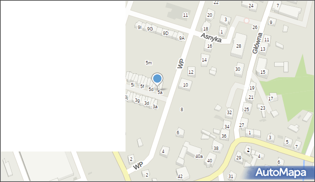 Skórcz, Wojska Polskiego, 5b, mapa Skórcz