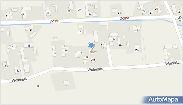 Skoroszyce, Wolności, 39b, mapa Skoroszyce