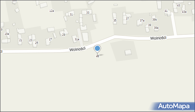 Skoroszyce, Wolności, 48, mapa Skoroszyce