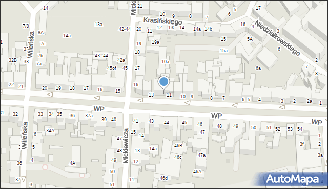 Słupsk, Wojska Polskiego, 12, mapa Słupska