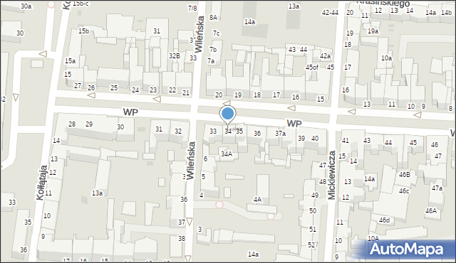 Słupsk, Wojska Polskiego, 34, mapa Słupska