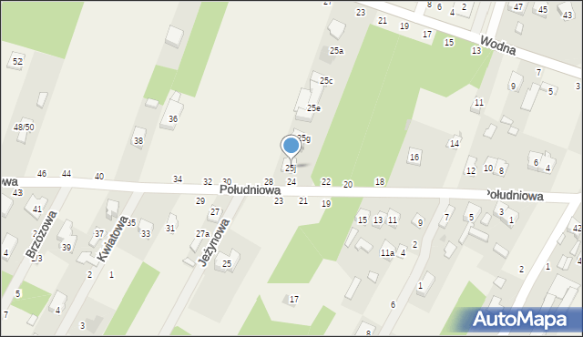 Smardzewice, Wodna, 25j, mapa Smardzewice