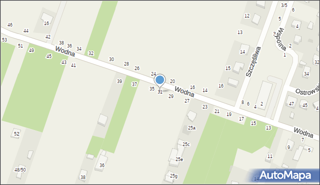 Smardzewice, Wodna, 31, mapa Smardzewice