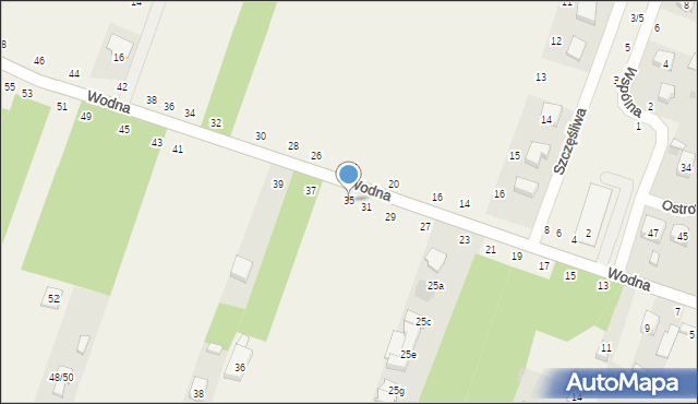 Smardzewice, Wodna, 35, mapa Smardzewice