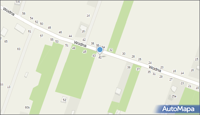 Smardzewice, Wodna, 41, mapa Smardzewice