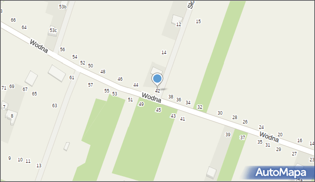 Smardzewice, Wodna, 42, mapa Smardzewice