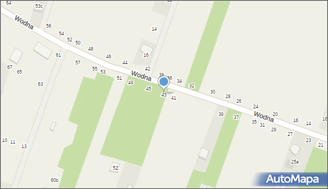 Smardzewice, Wodna, 43, mapa Smardzewice