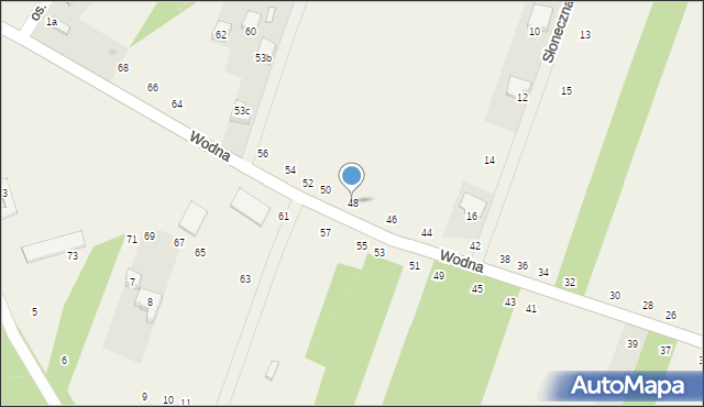 Smardzewice, Wodna, 48, mapa Smardzewice