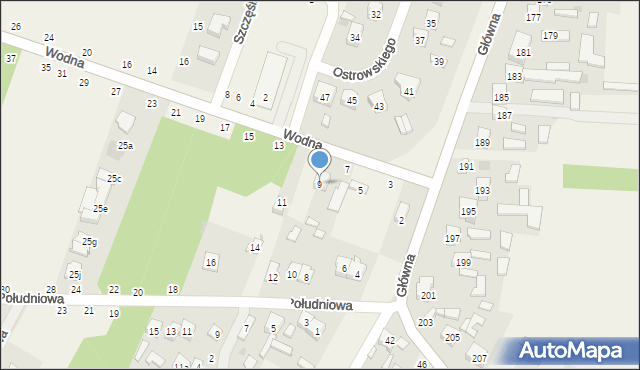 Smardzewice, Wodna, 9, mapa Smardzewice