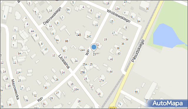 Sochaczew, Wojska Polskiego, 23, mapa Sochaczew