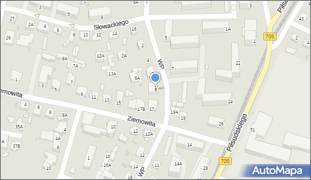 Sochaczew, Wojska Polskiego, 8, mapa Sochaczew