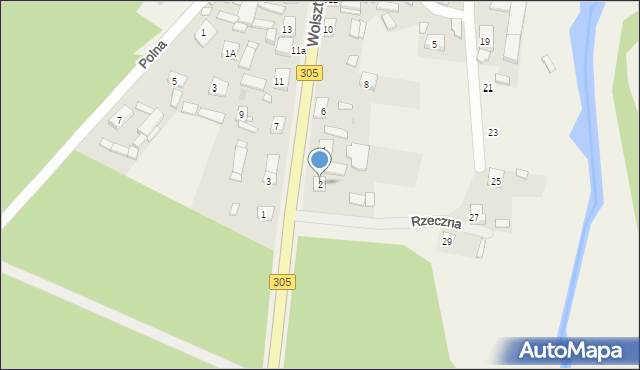 Solec, Wolsztyńska, 2, mapa Solec