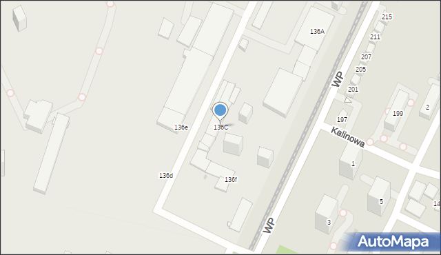 Sosnowiec, Wojska Polskiego, 136C, mapa Sosnowca