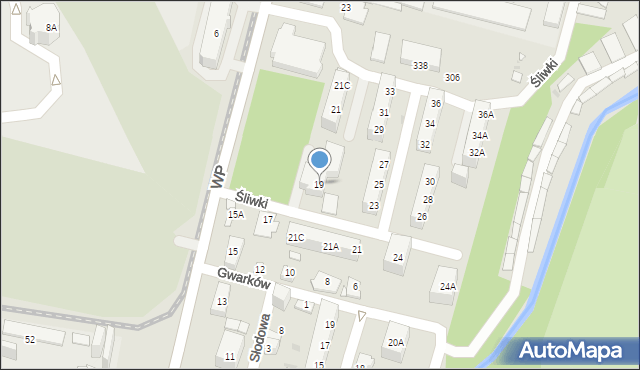 Sosnowiec, Wojska Polskiego, 19, mapa Sosnowca