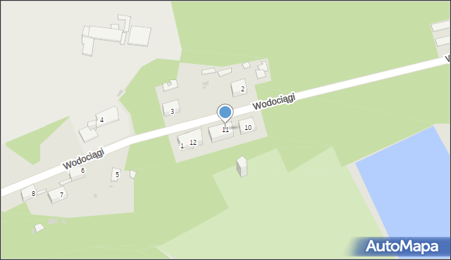 Sosnowiec, Wodociągi, 11, mapa Sosnowca