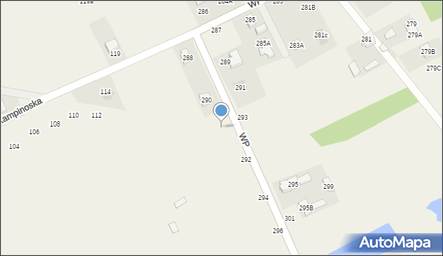 Sowia Wola, Wojska Polskiego, 290a, mapa Sowia Wola