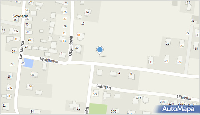 Sowlany, Wojskowa, 5, mapa Sowlany