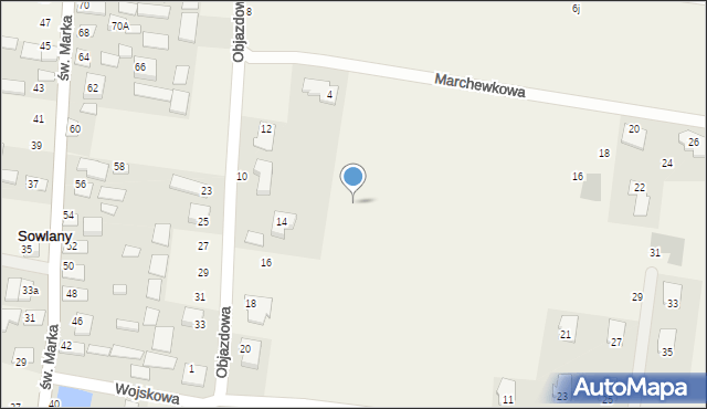 Sowlany, Wojskowa, 5d, mapa Sowlany