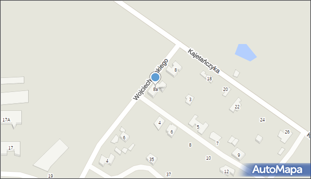 Śrem, Wojciechowskiego Stanisława, 8a, mapa Śrem