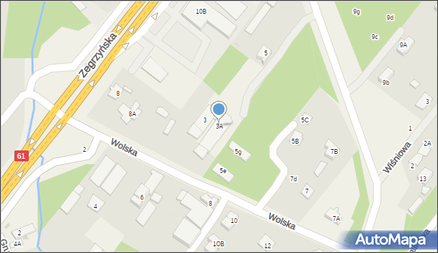 Stanisławów Drugi, Wolska, 3A, mapa Stanisławów Drugi