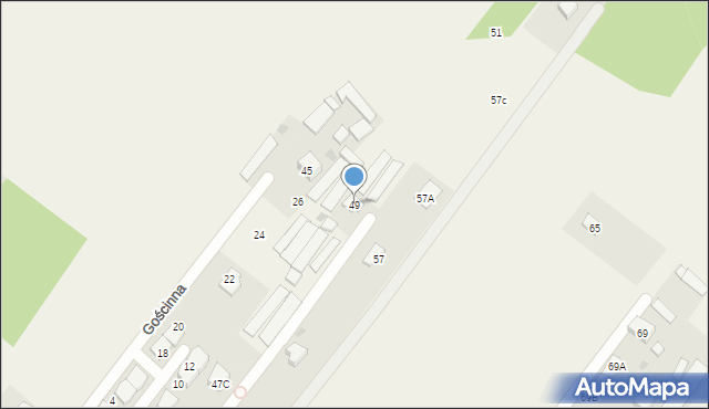 Stanisławów Drugi, Wolska, 49, mapa Stanisławów Drugi