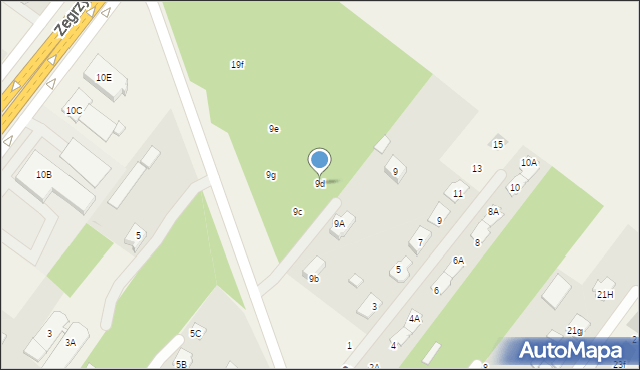 Stanisławów Drugi, Wolska, 9d, mapa Stanisławów Drugi