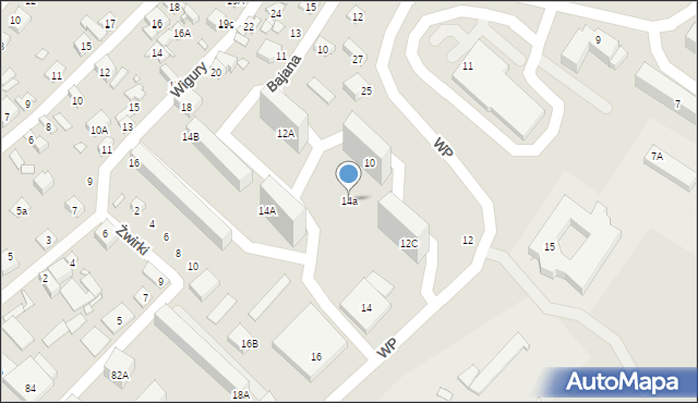 Starachowice, Wojska Polskiego, 14a, mapa Starachowic