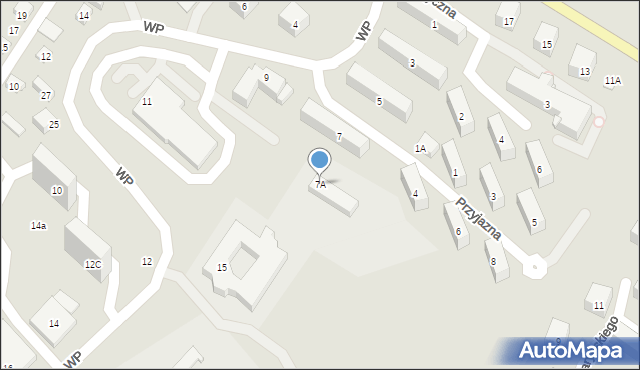 Starachowice, Wojska Polskiego, 7A, mapa Starachowic