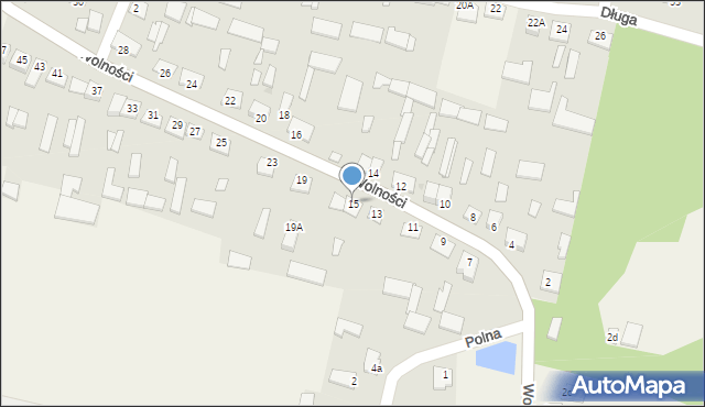 Stare Dłutowo, Wolności, 15, mapa Stare Dłutowo