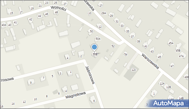 Stegna, Wolności, 50B, mapa Stegna
