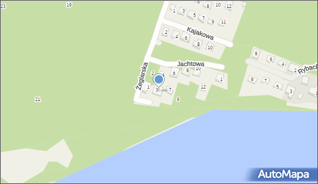 Stęszewko, Wodna, 5, mapa Stęszewko