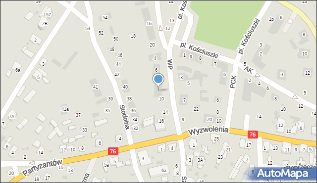 Stoczek Łukowski, Wojska Polskiego, 8, mapa Stoczek Łukowski