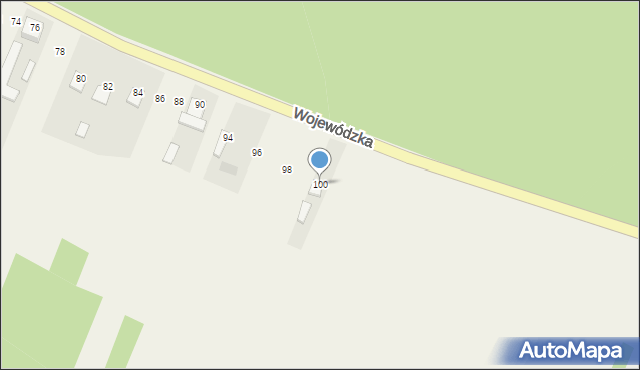 Strawczynek, Wojewódzka, 100, mapa Strawczynek