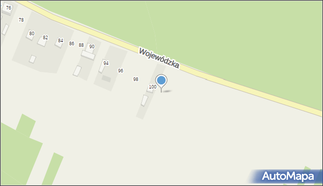 Strawczynek, Wojewódzka, 102, mapa Strawczynek