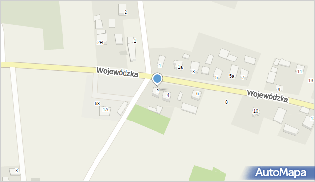 Strawczynek, Wojewódzka, 2, mapa Strawczynek