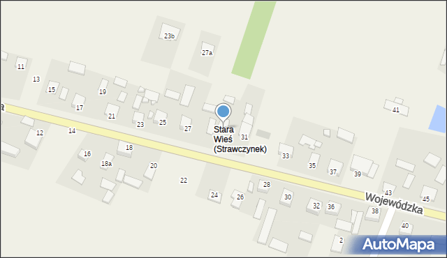 Strawczynek, Wojewódzka, 29, mapa Strawczynek
