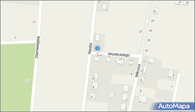 Strzebielino, Wodeckiego Zbigniewa, 2, mapa Strzebielino