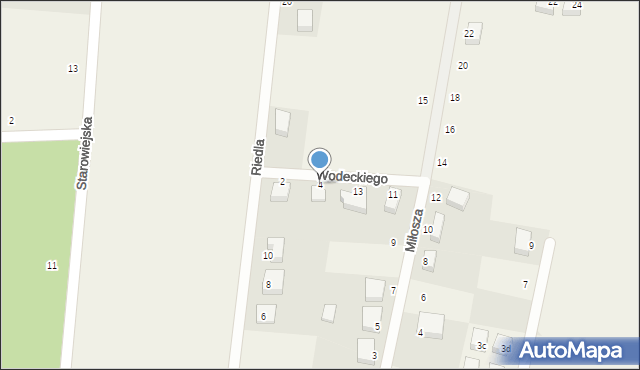 Strzebielino, Wodeckiego Zbigniewa, 4, mapa Strzebielino