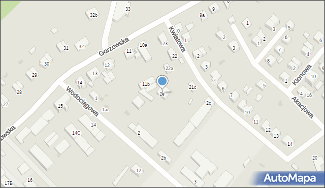 Strzelce Krajeńskie, Wodociągowa, 2e, mapa Strzelce Krajeńskie