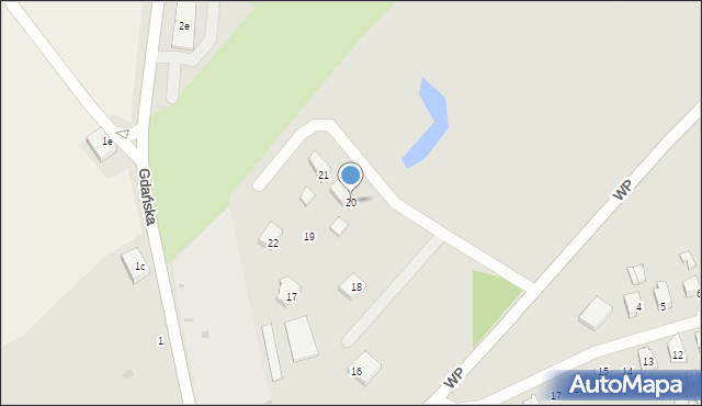 Strzelce Krajeńskie, Wojska Polskiego, 20, mapa Strzelce Krajeńskie