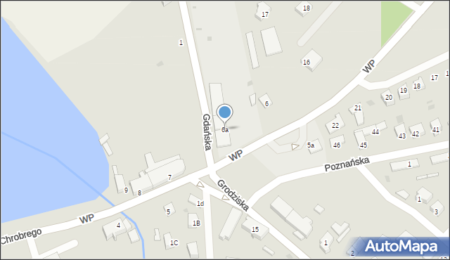 Strzelce Krajeńskie, Wojska Polskiego, 6a, mapa Strzelce Krajeńskie